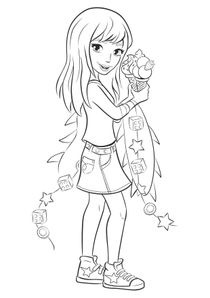 Dessin A Imprimer De Fille Bff - manca sololaneve