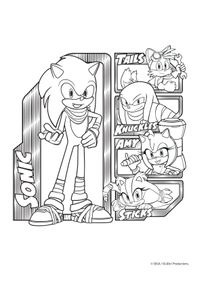 Coloriages Sonic Boom à imprimer  Coloriages Dessins animes