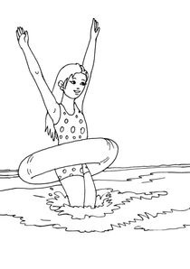 Coloriages Vacances à imprimer - Coloriages Fetes