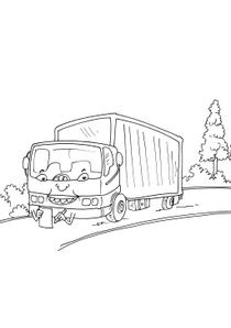 Coloriages Camions à imprimer  Coloriages Transports