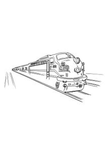 Coloriages Trains à imprimer  Coloriages Transports