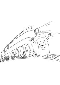 Coloriages Trains à imprimer  Coloriages Transports