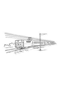 Coloriages Trains à imprimer  Coloriages Transports