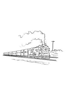 Coloriages Trains à imprimer  Coloriages Transports