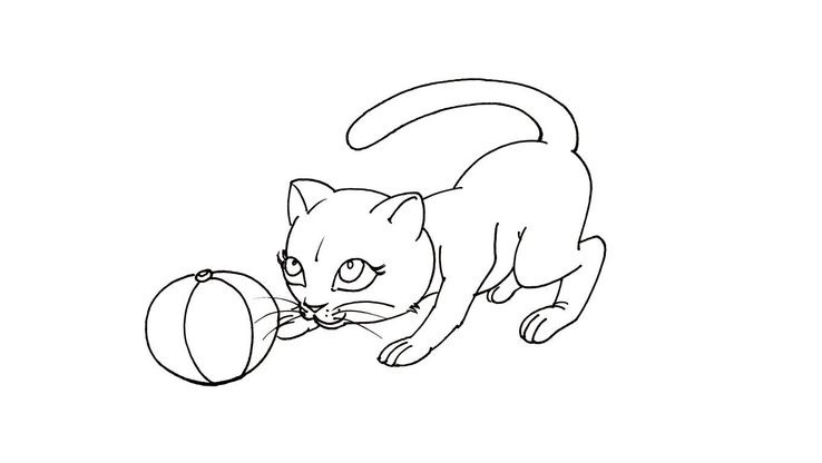 Coloriage Chats - Chat 13 