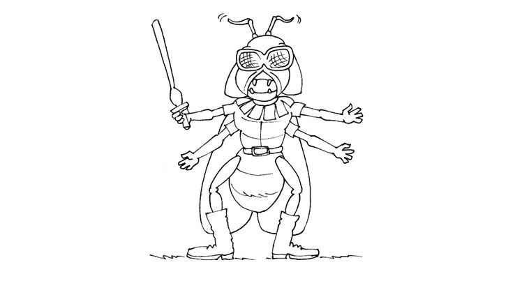 Coloriage Insectes - Insecte 16 