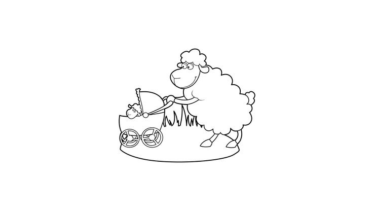 Coloriage Moutons - Mouton 20 