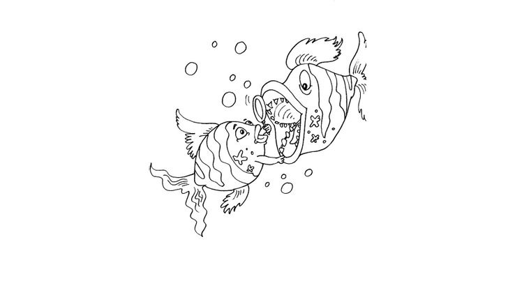 Coloriage Poissons - Poisson 27 