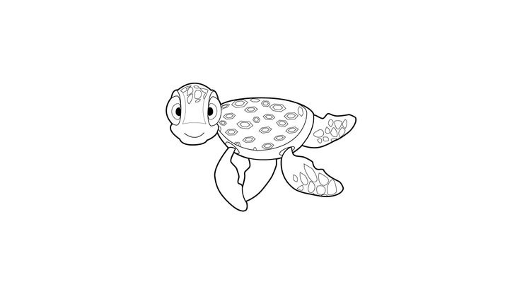 Coloriage Tortues - Tortue 16 