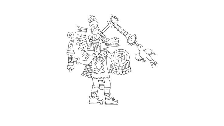 Coloriage Mexique - Mexique 5 