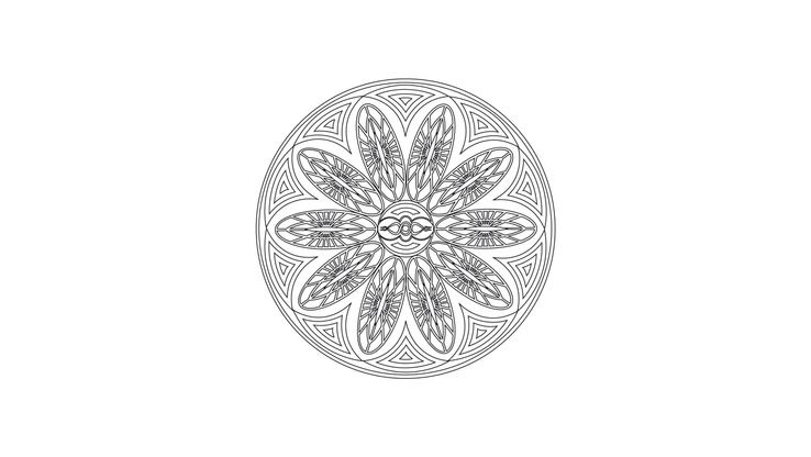 Coloriage Mandalas - Mandala 43 