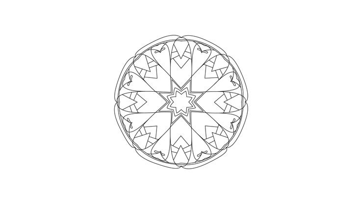 Coloriage Mandalas - Mandala 78 