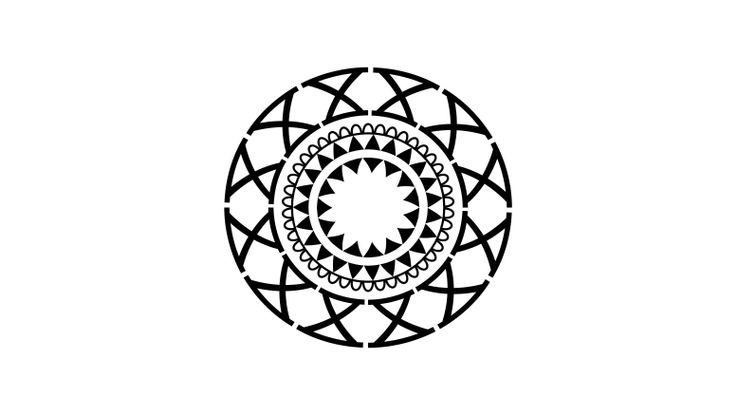 Coloriage Mandalas - Mandala fleur 7 