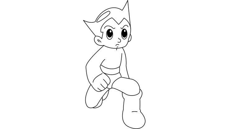 Coloriage Astro Boy - Astro Boy 13 