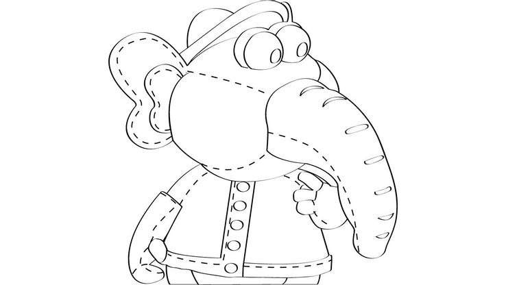 Coloriage Dibo - Dibo 18 