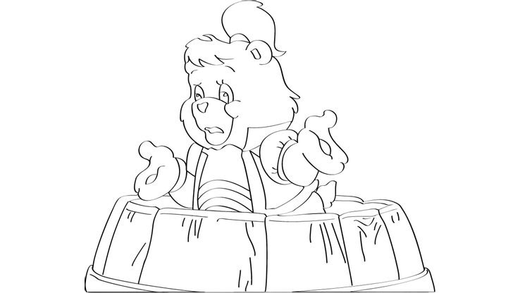 Coloriage Les calinours - Les calinours 13 
