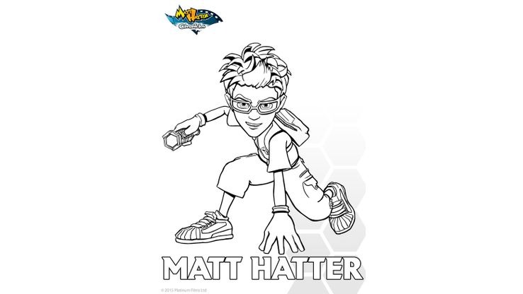 Coloriage Les Chroniques de Matt Hatter  - Les Chroniques de Matt Hatter : Matt Hatter 