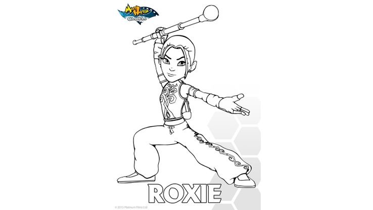 Coloriage Les Chroniques de Matt Hatter  - Les Chroniques de Matt Hatter : Roxie 