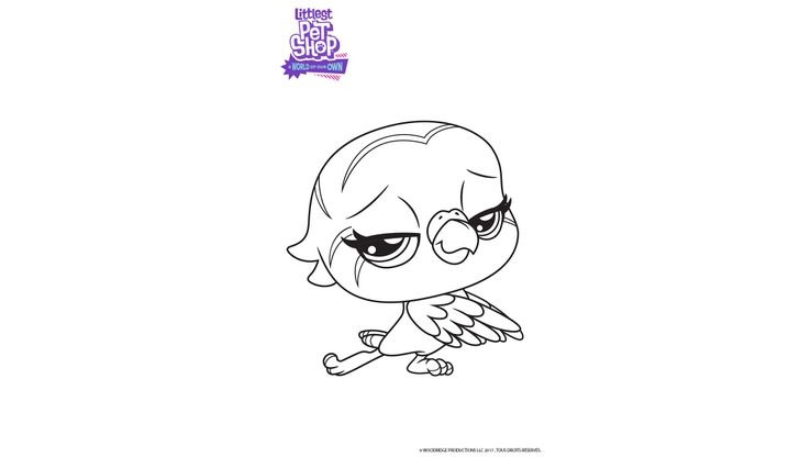 Coloriage Littlest Petshop : A World Of Our Own - Edie 