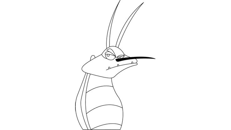 Coloriage Oggy et les cafards - Oggy et les cafards 2 