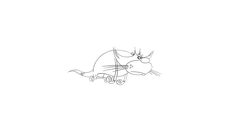 Coloriage Oggy et les cafards - Oggy et les cafards 34 