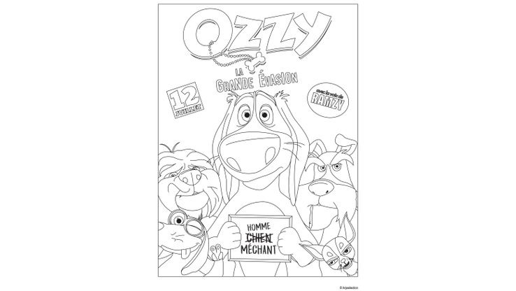 Coloriage Ozzy, la grande évasion - Ozzy, la grande évasion 