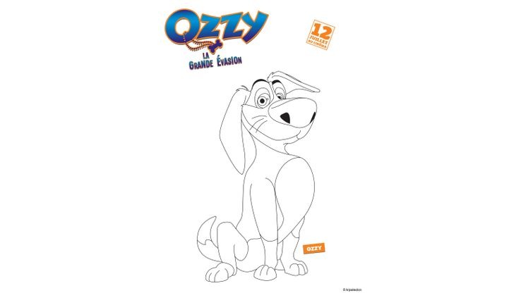 Coloriage Ozzy, la grande évasion - Ozzy 