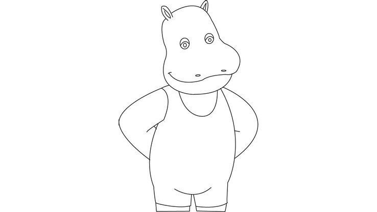 Coloriage Petit Potam - Petit Potam 5 