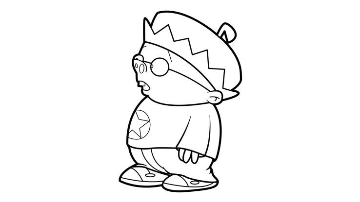 Coloriage Quat'zieux - Quat'zieux 10 