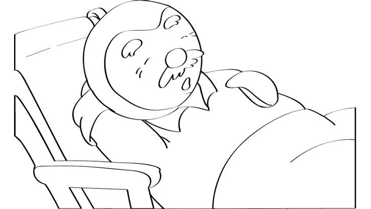 Coloriage T'choupi - T'choupi 45 