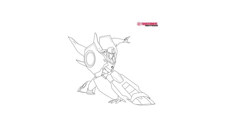 Coloriage Transformers Robots in Disguise - Bumblebee 5 
