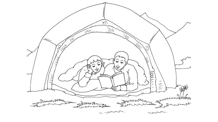 Coloriage Camping - Camping 2 