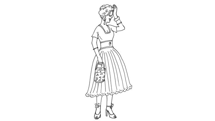 Coloriage Mode - Mode 8 