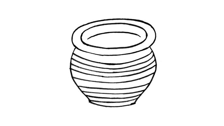 Coloriage Pots - Pot 7 