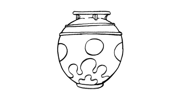 Coloriage Pots - Pot 9 