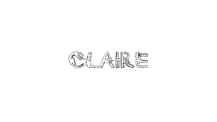 Coloriage Prénoms - Claire 