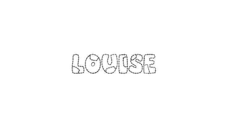 Coloriage Prénoms - Louise 
