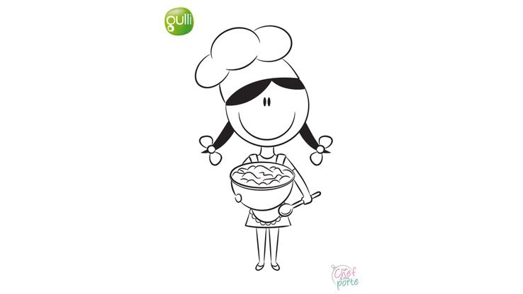 Coloriage Un Chef à ma porte - Un Chef à ma porte 6 