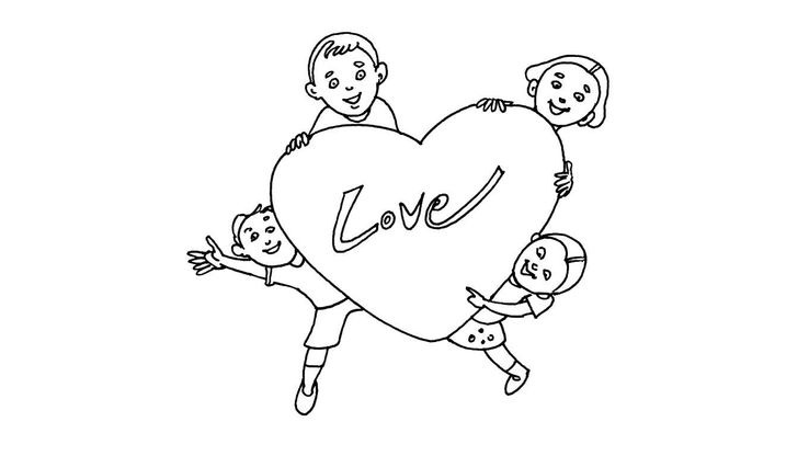 Coloriage Amour - Amour 5 