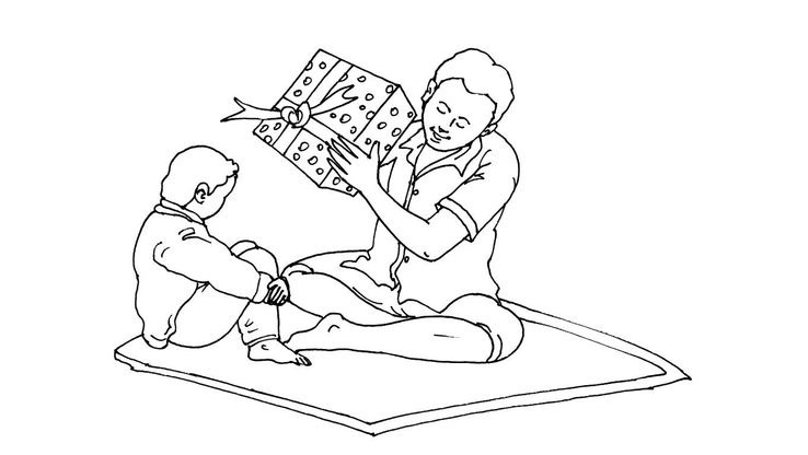 Coloriage Fête des pères - Fête des pères 10 