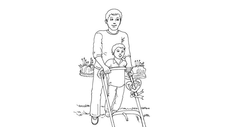Coloriage Fête des pères - Fête des pères 14 