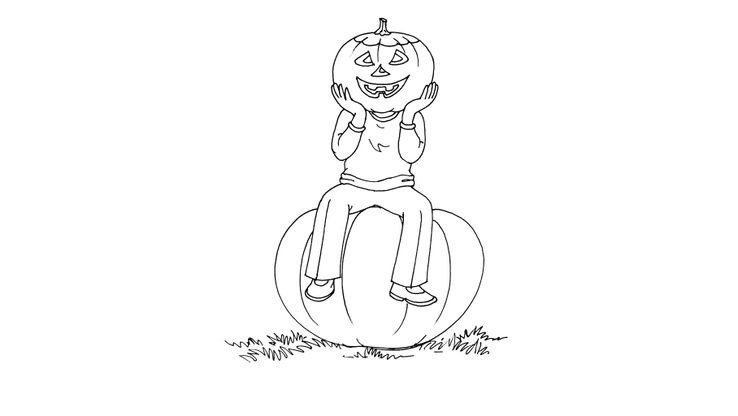 Coloriage Halloween - Halloween : Jack O'Lantern 1 