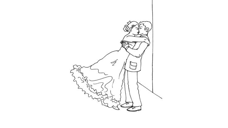 Coloriage Mariage - Mariage 12 