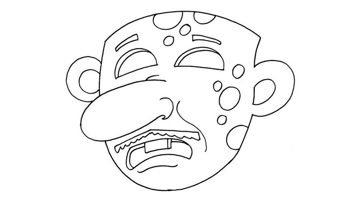 Coloriage Masques - Masque 16 