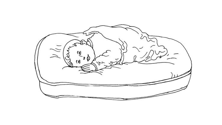Coloriage Naissances - Naissance 12 