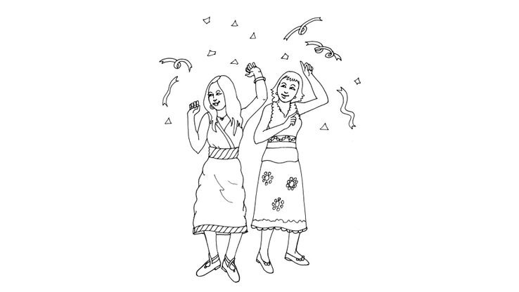 Coloriage Nouvel an - Nouvel an 1 