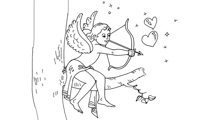 Coloriage Saint-Valentin - Saint-Valentin 2 