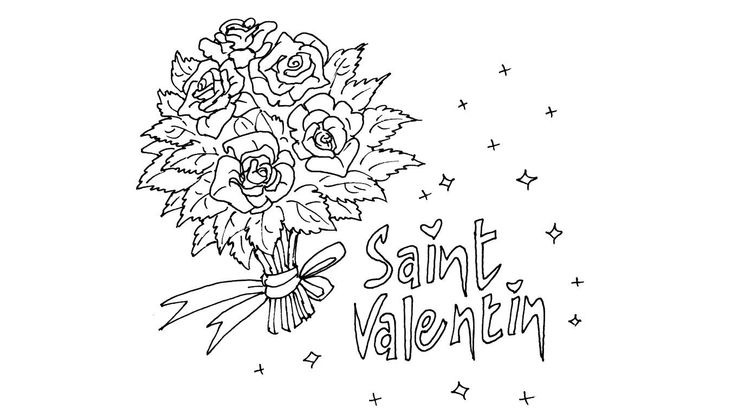 Coloriage Saint-Valentin - Saint-Valentin 6 