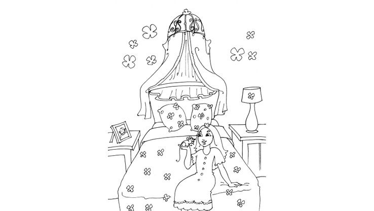 Coloriage Chambre - Chambre 20 