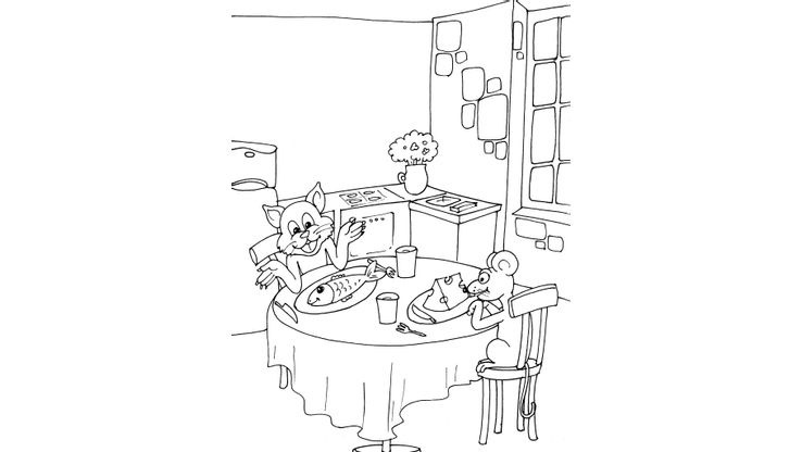 Coloriage Cuisine - Cuisine 29 